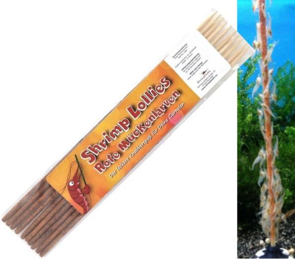 Shrimp-Lollies Rote Mückenlarven (10 Stück)